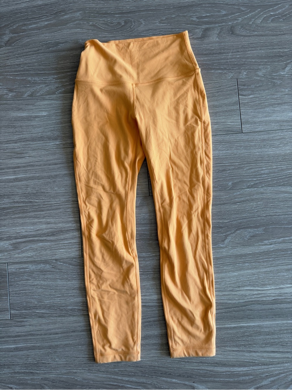 Lululemon Align Ribbed High-Rise Pant 25" Mango Dream size 4 - Picture 8 of 9
